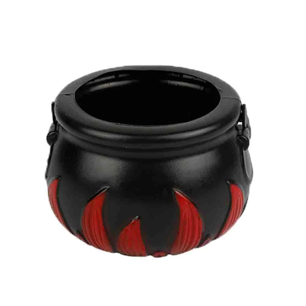 Halloween Mist Maker Fogger,Witch Cauldron Fog Maker Water Pond Fog Machine with 12 Color Changing LED Light EU Plug